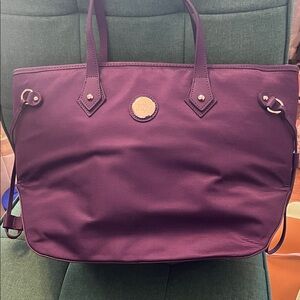 Joy Mangano Purple Tote Bag